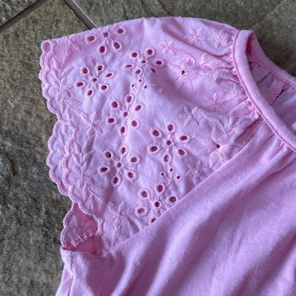 + WONDER NATION +Pink Capped Sleeved Top - Picture 3 of 6